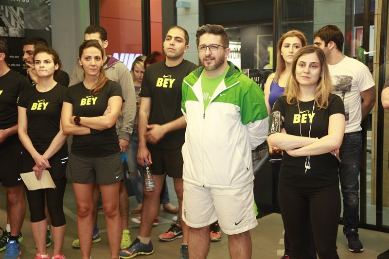 Olympian Lebanese Athlete Chirine Njeim at Nike Beirut Souks