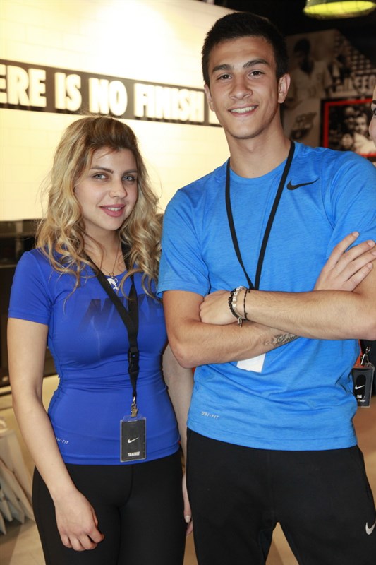 Olympian Lebanese Athlete Chirine Njeim at Nike Beirut Souks