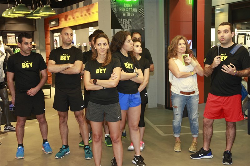Olympian Lebanese Athlete Chirine Njeim at Nike Beirut Souks