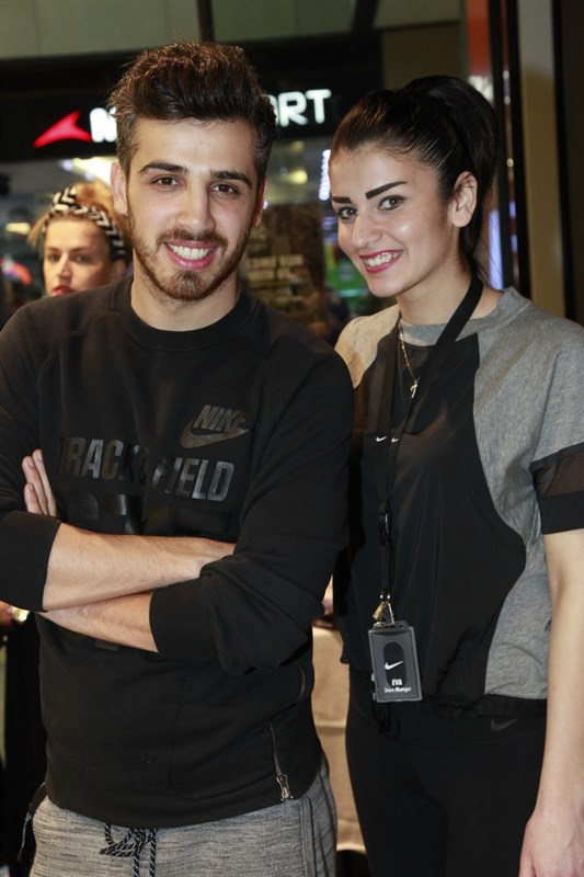 Olympian Lebanese Athlete Chirine Njeim at Nike Beirut Souks