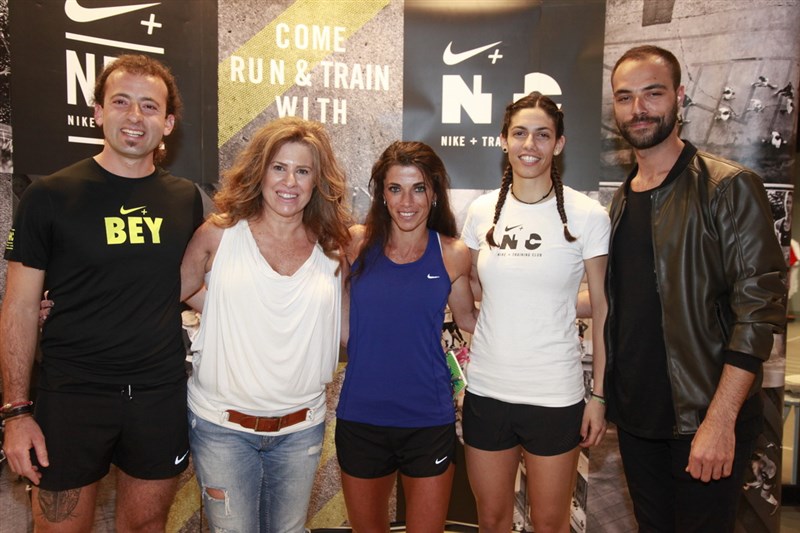 Olympian Lebanese Athlete Chirine Njeim at Nike Beirut Souks