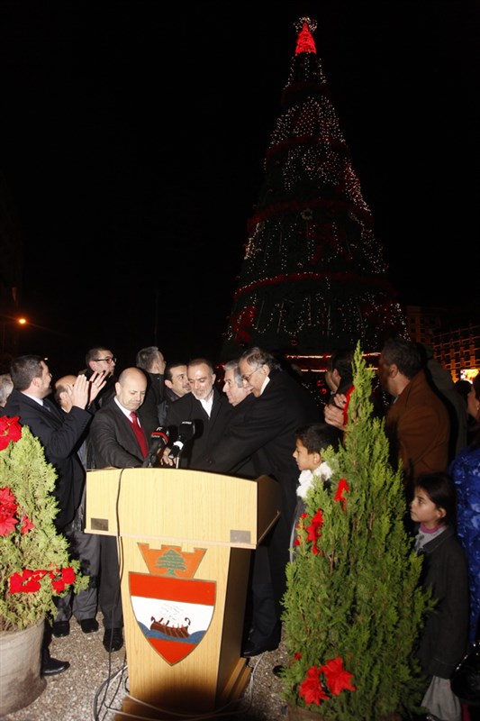 Christmas Tree at Beirut Martyrs Square 