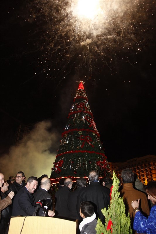 Christmas Tree at Beirut Martyrs Square 