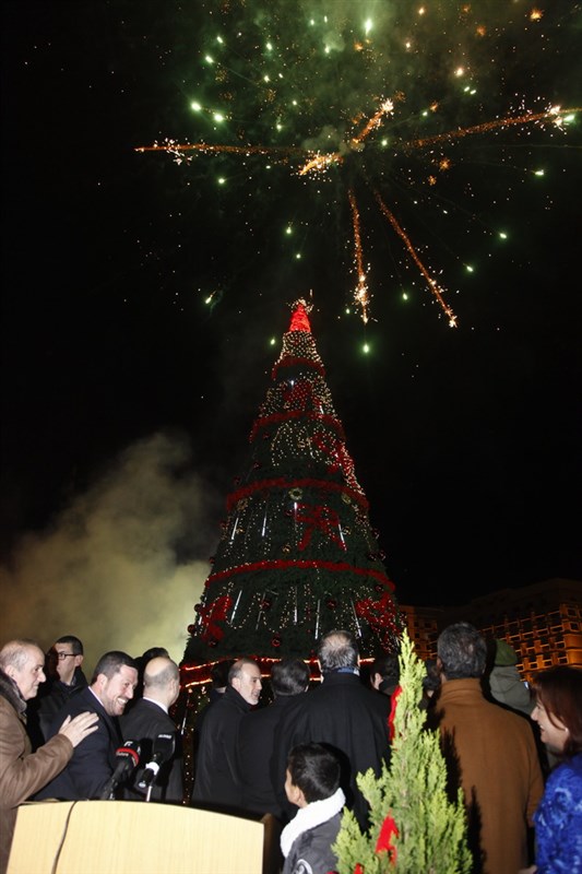 Christmas Tree at Beirut Martyrs Square 