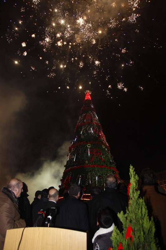 Christmas Tree at Beirut Martyrs Square 