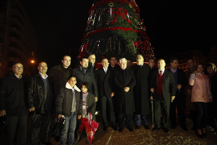 Christmas Tree at Beirut Martyrs Square 