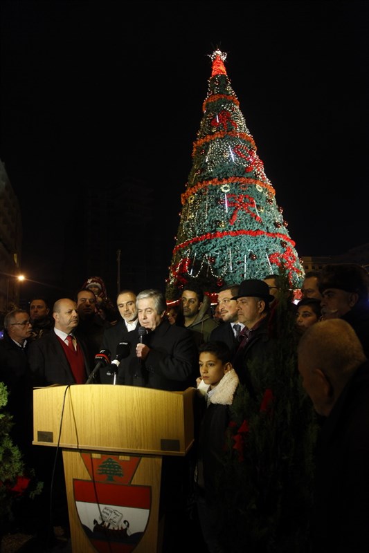 Christmas Tree at Beirut Martyrs Square 