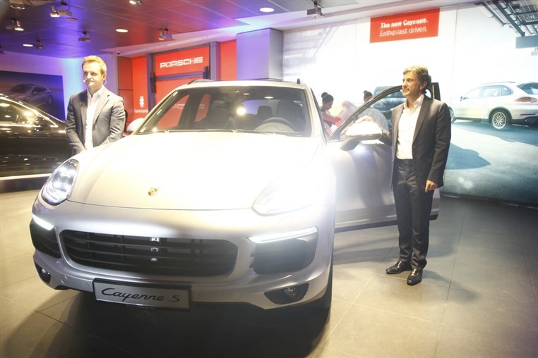Launching of Porsche Cayenne 
