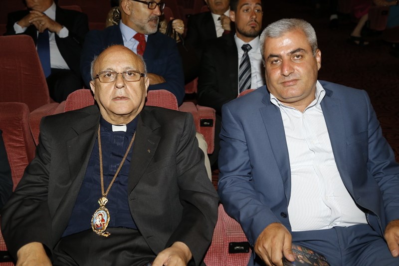 Judge Nicolas Mansour . Archbishop Issam Darwish
