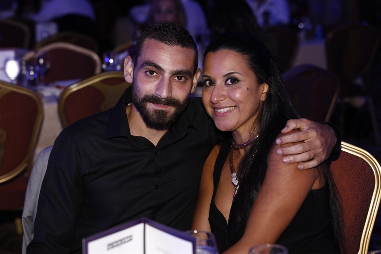 Najwa Karam and Wael Kfoury at Phoenicia 