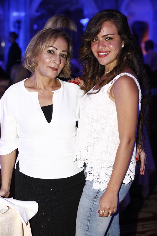 Najwa Karam and Wael Kfoury at Phoenicia 