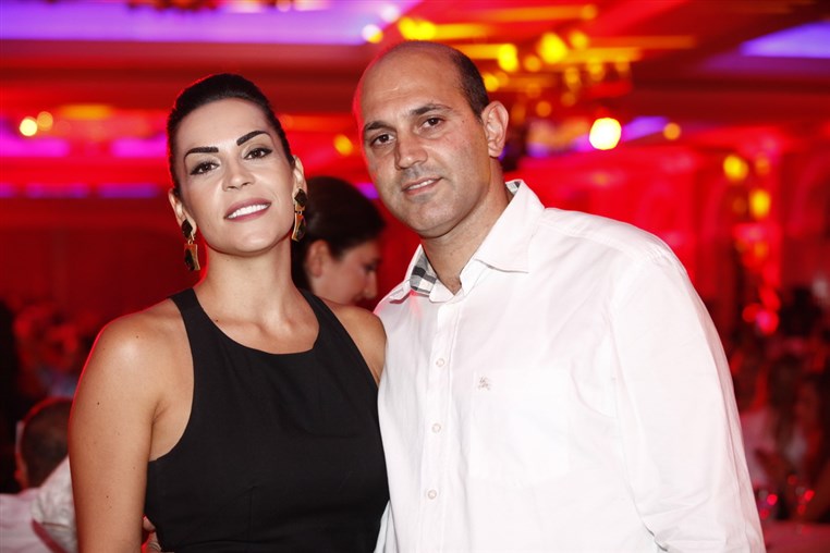 Najwa Karam and Wael Kfoury at Phoenicia 