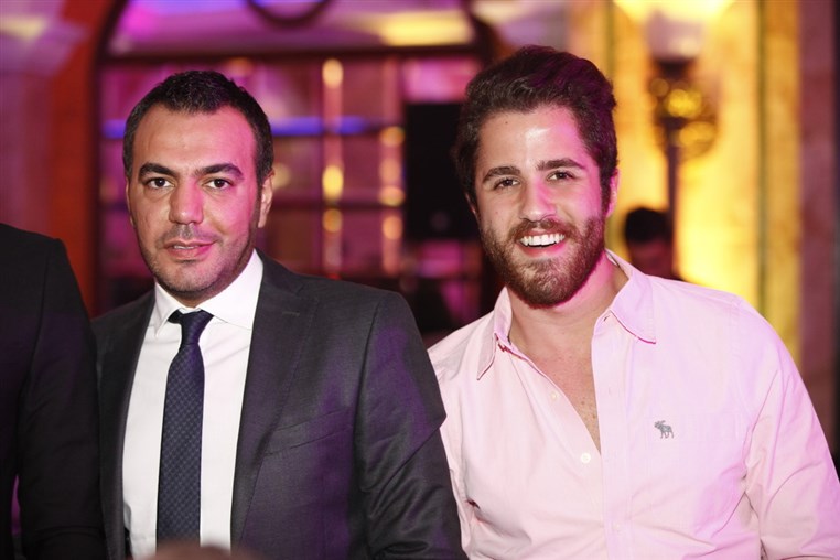 Najwa Karam and Wael Kfoury at Phoenicia 