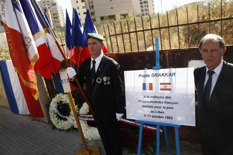 Commemoration de l'attentat du Drakkar