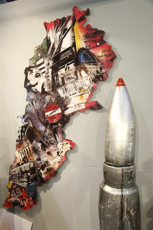 Ali Tlais exhibition at Beirut Art Fair 