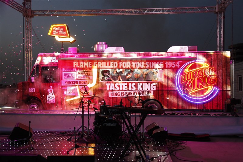 Launching of Burger King-King of the Road