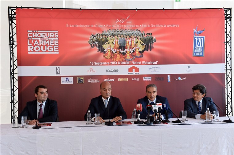 Press Conference of The Red Army Choir 