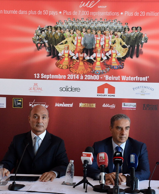 Press Conference of The Red Army Choir 