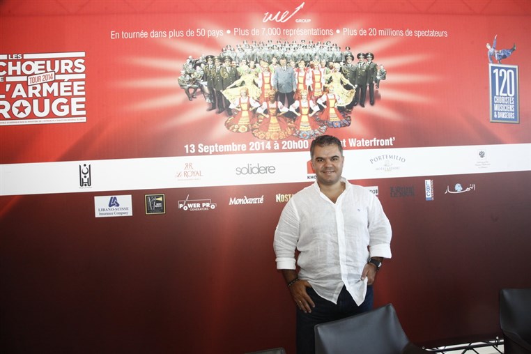 Press Conference of The Red Army Choir 
