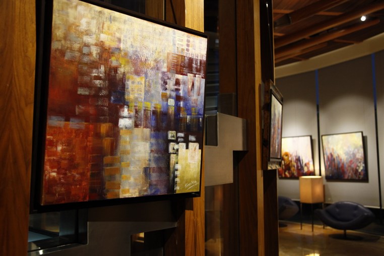 Color Language Exhibition by Tamina Saade 