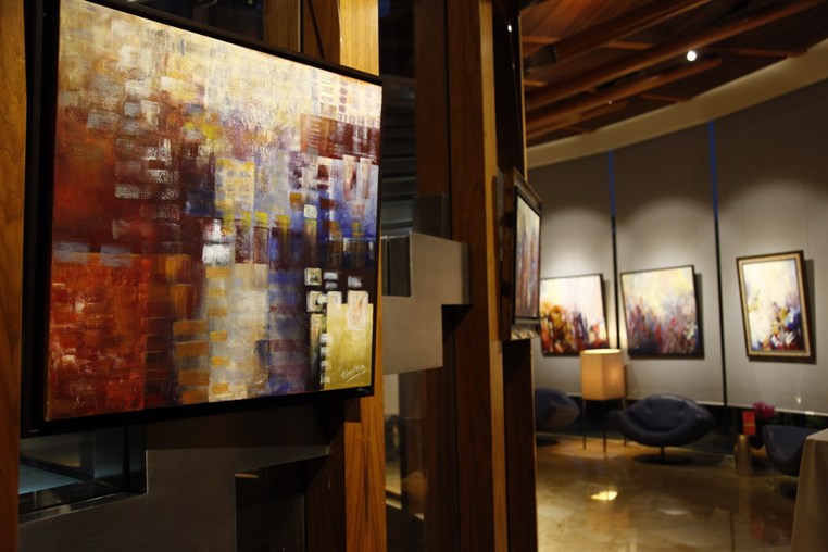 Color Language Exhibition by Tamina Saade 