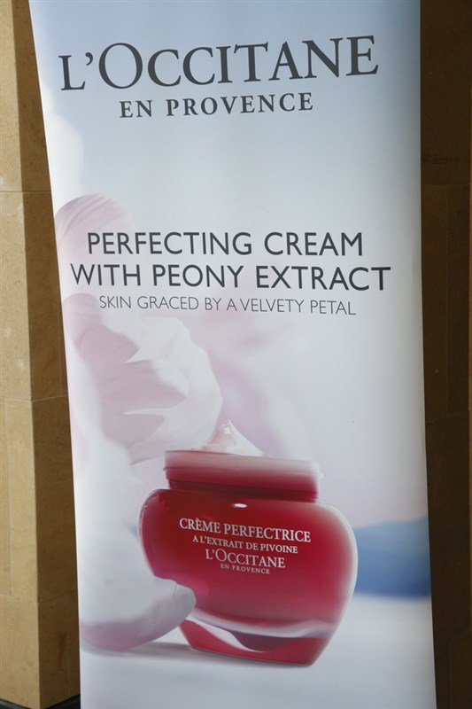 L'Occitane Launching of Peony Facecare 
