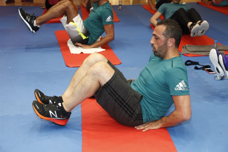 Beat the heat train with adidas