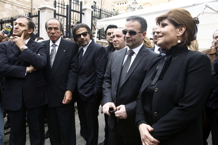 Funeral of Lebanese Diva Sabah 