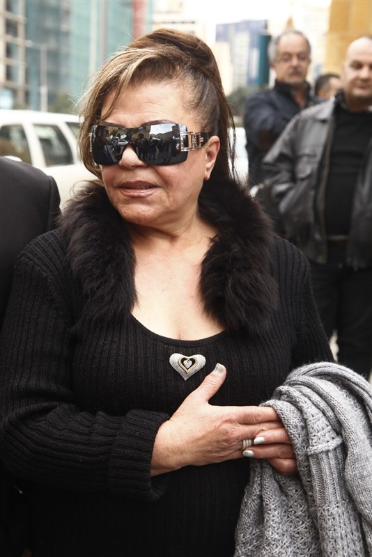 Funeral of Lebanese Diva Sabah 