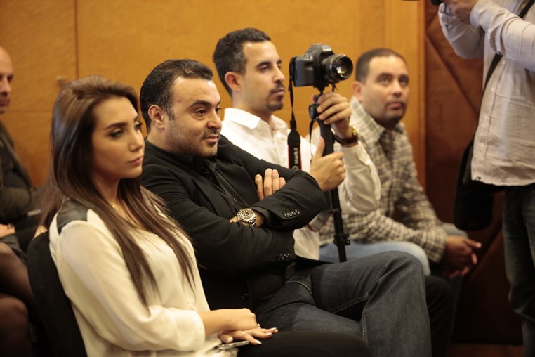 Myriam Fares Itiham Press Conference