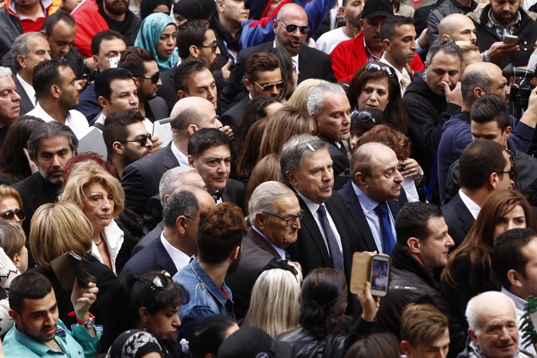 Funeral of Lebanese Diva Sabah 