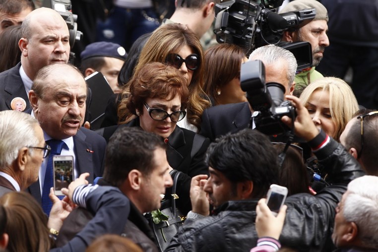 Funeral of Lebanese Diva Sabah 