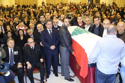 Funeral of Lebanese Diva Sabah 