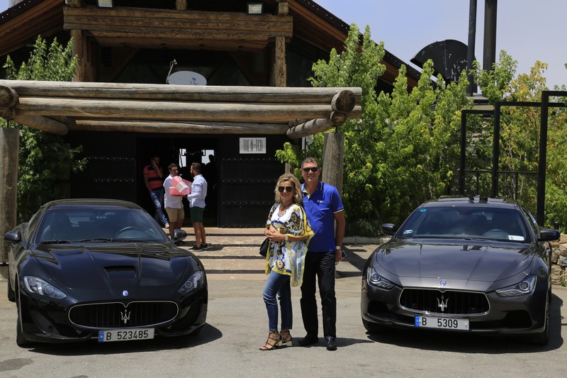 Maserati Summer Event organized by Maserati Club president Dr. Antoine Chaoul