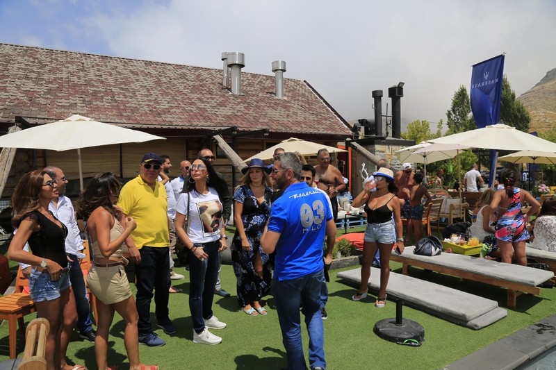 Maserati Summer Event organized by Maserati Club president Dr. Antoine Chaoul
