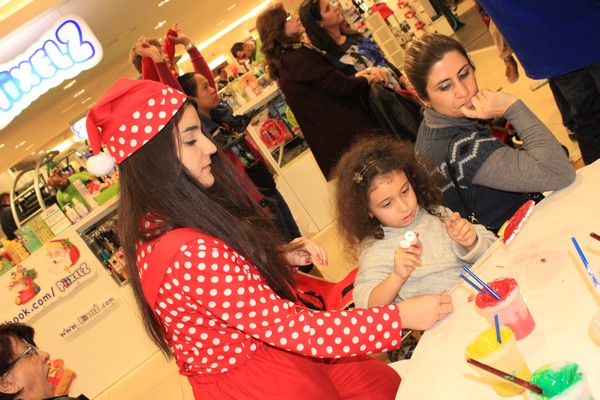 Christmas Carnival station at ABC Dbayeh