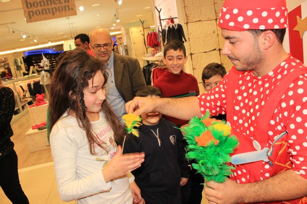 Christmas Carnival station at ABC Dbayeh
