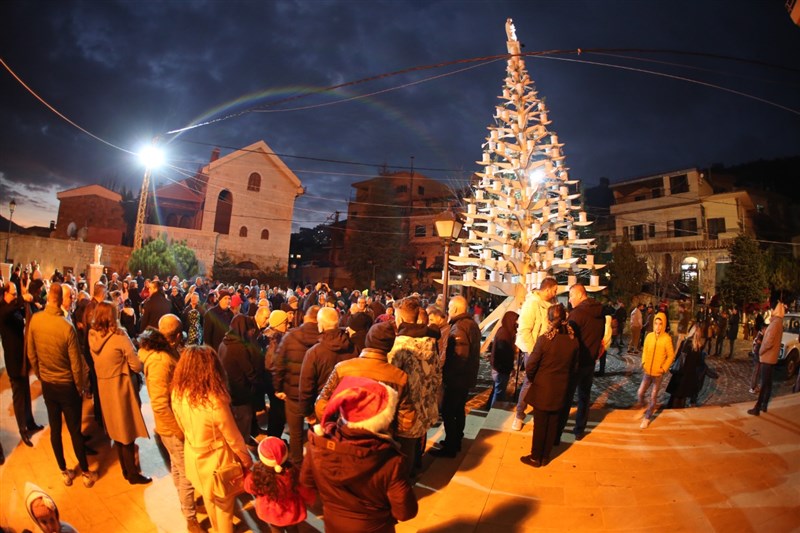 Becharre celebrating Christmas