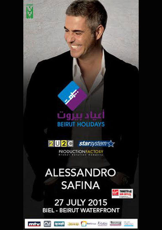 Alessandro Safina at Beirut Holidays
