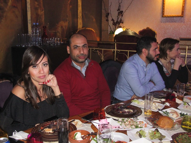 Anbar Restaurant on Saturday Night