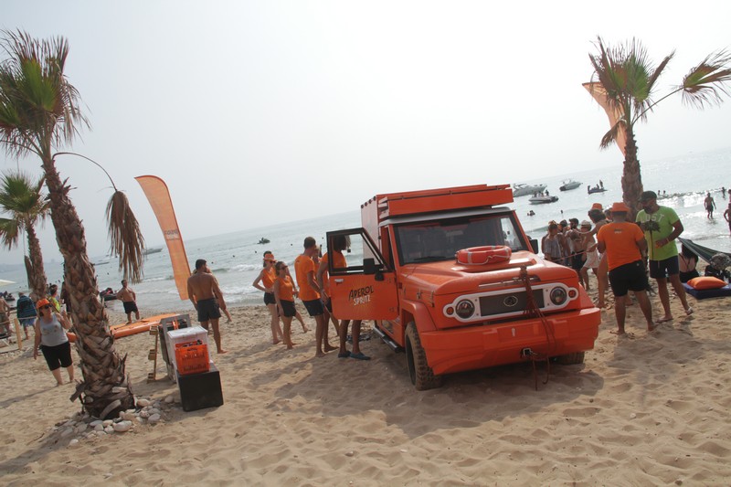 Aperol Spritz Amphibious Car