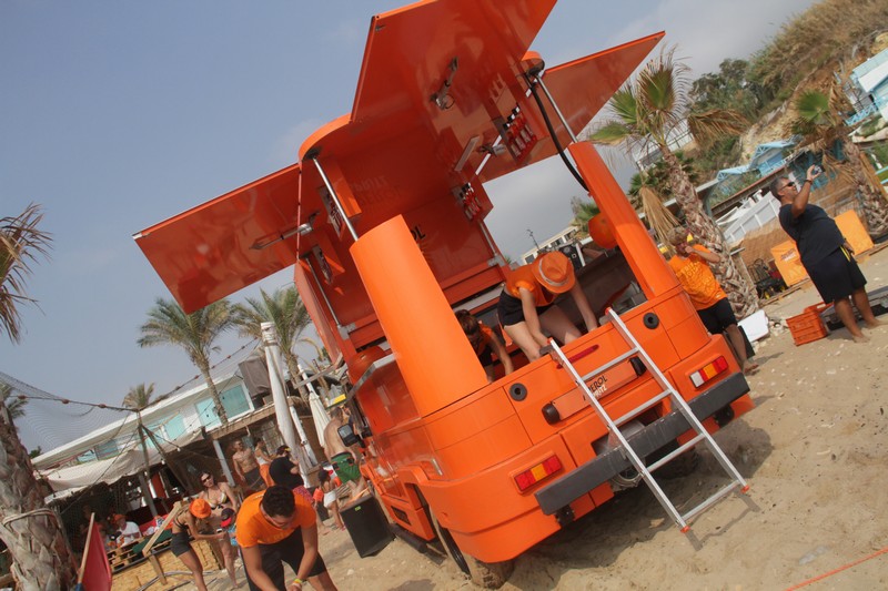 Aperol Spritz Amphibious Car