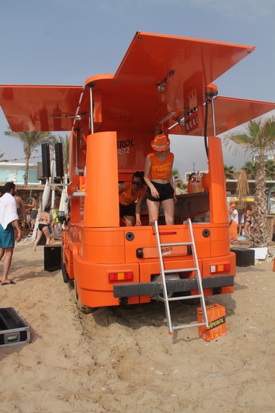 Aperol Spritz Amphibious Car