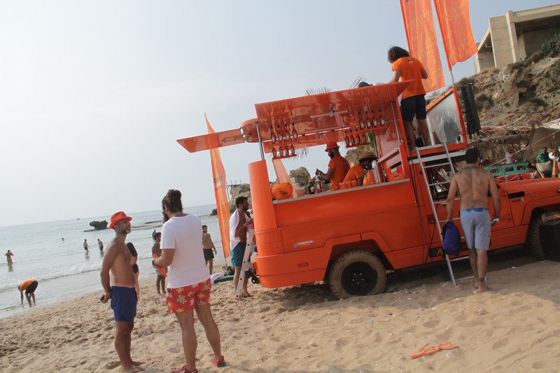 Aperol Spritz Amphibious Car