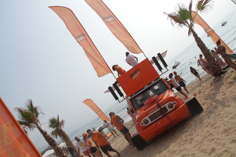 Aperol Spritz Amphibious Car