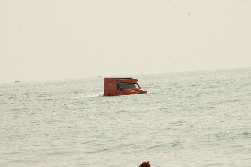 Aperol Spritz Amphibious Car