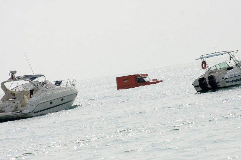 Aperol Spritz Amphibious Car