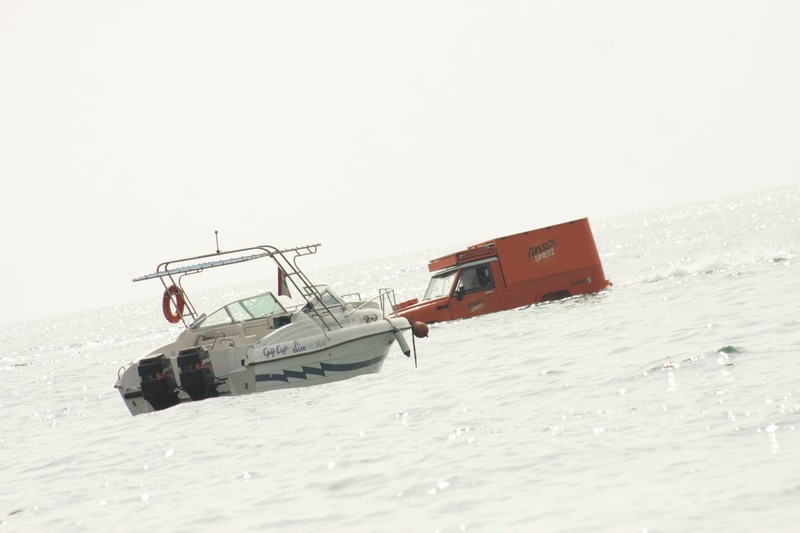 Aperol Spritz Amphibious Car