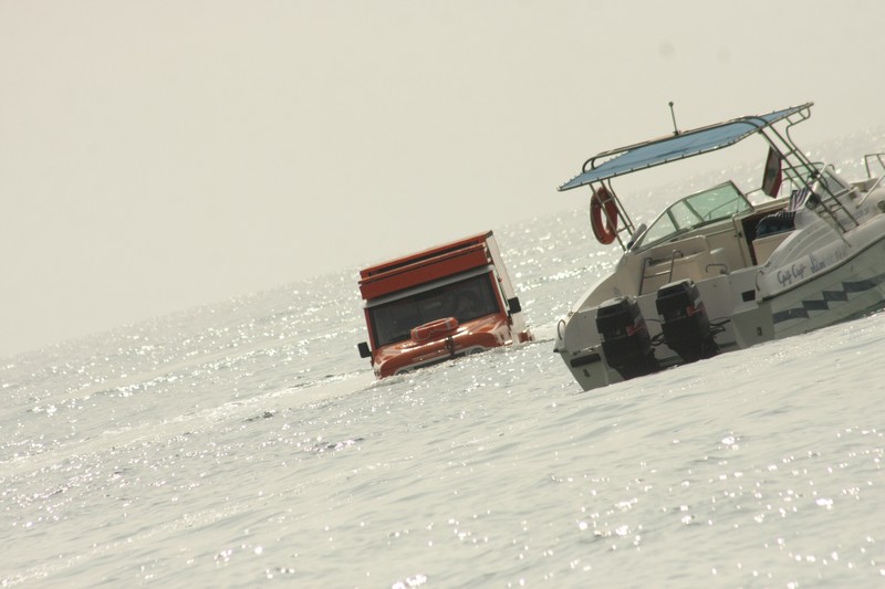 Aperol Spritz Amphibious Car