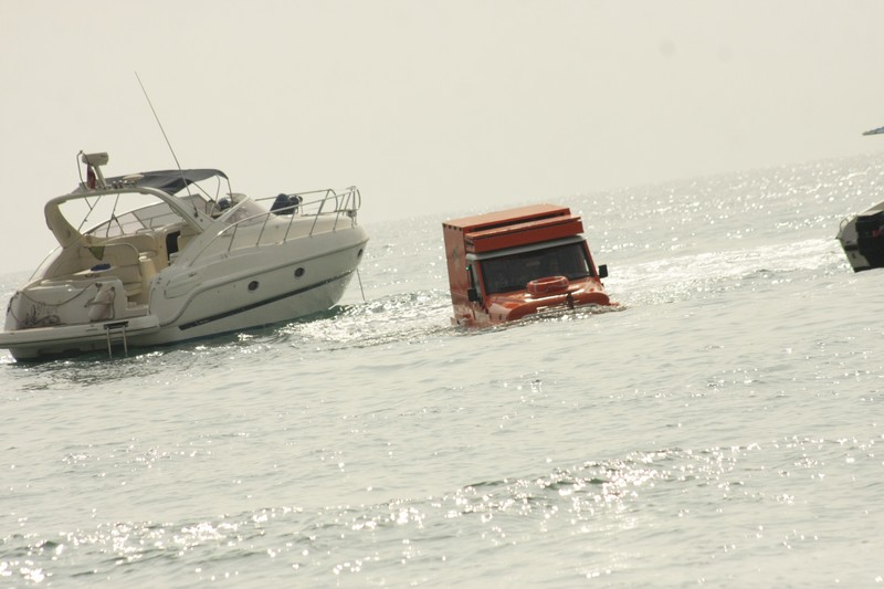 Aperol Spritz Amphibious Car